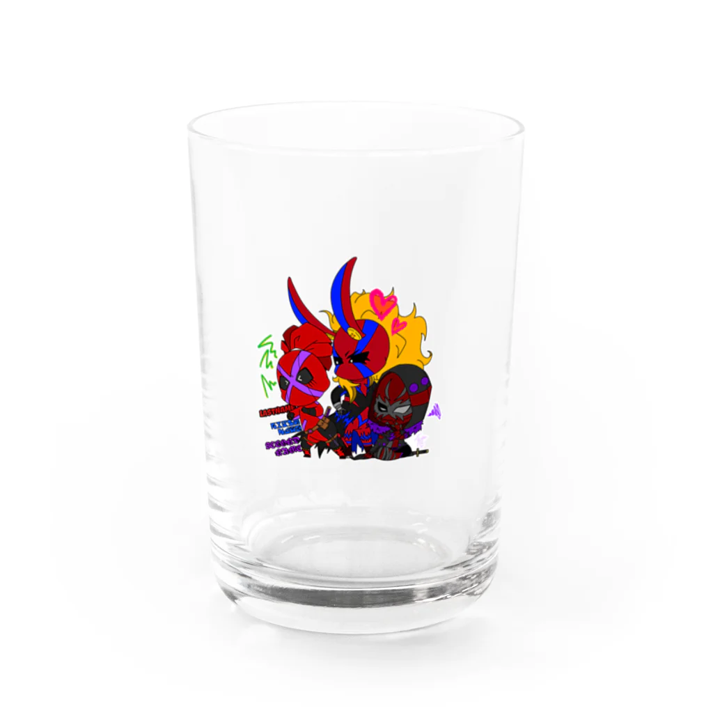 Vivere Liberamenteのちまっとネーム一家 Water Glass :front