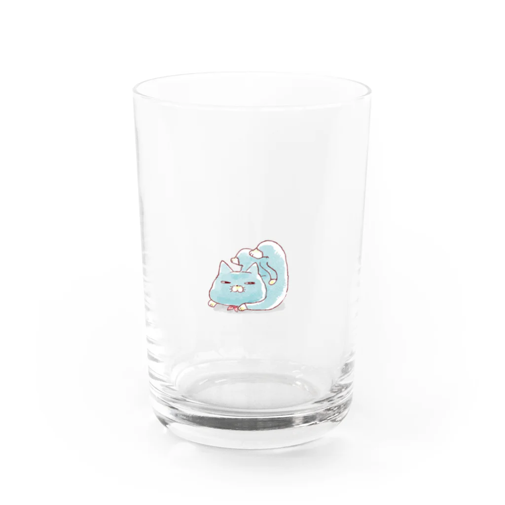 ネコさかだちできないのネコさかだちできない Water Glass :front