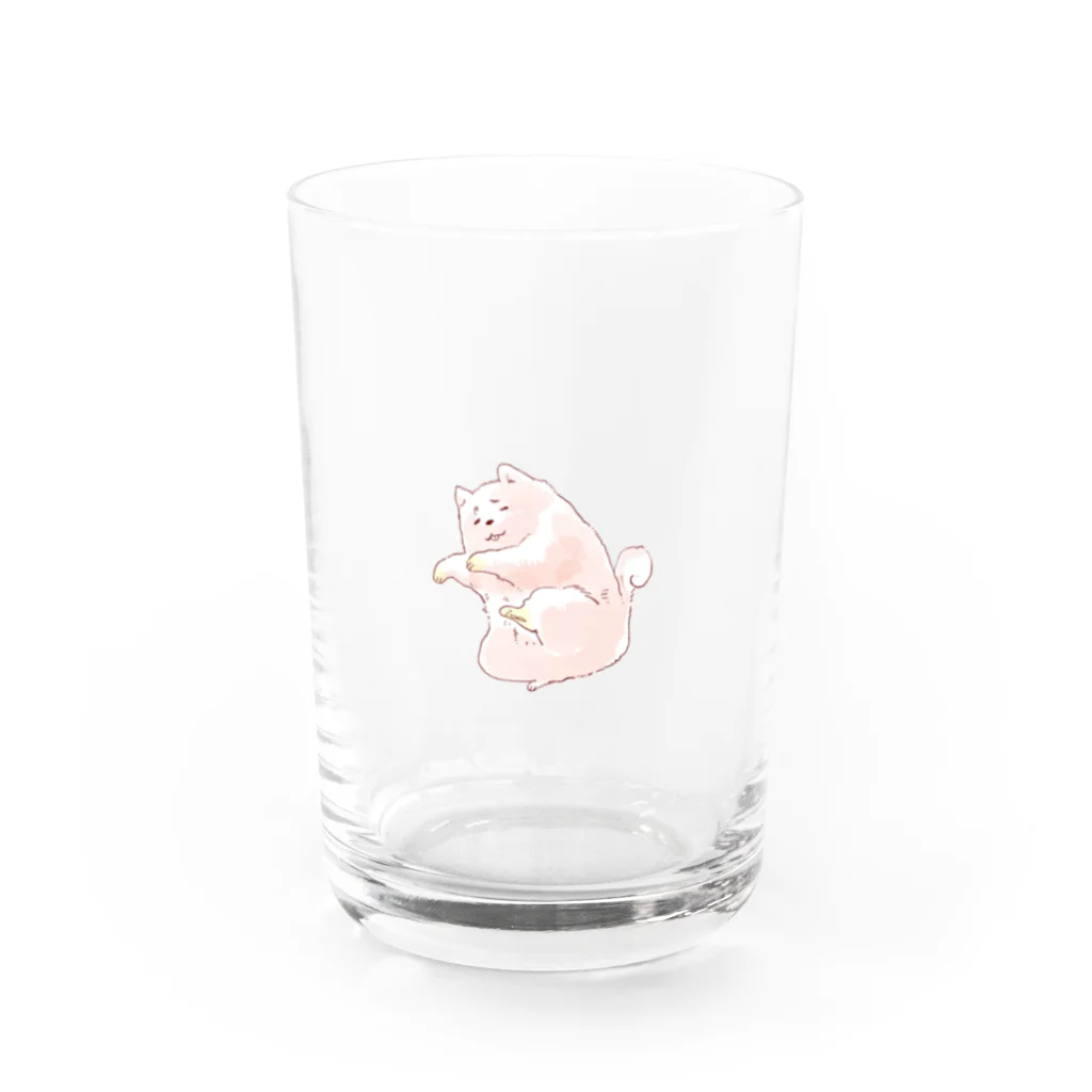 ネコさかだちできないのイヌ肩に乗れない Water Glass :front