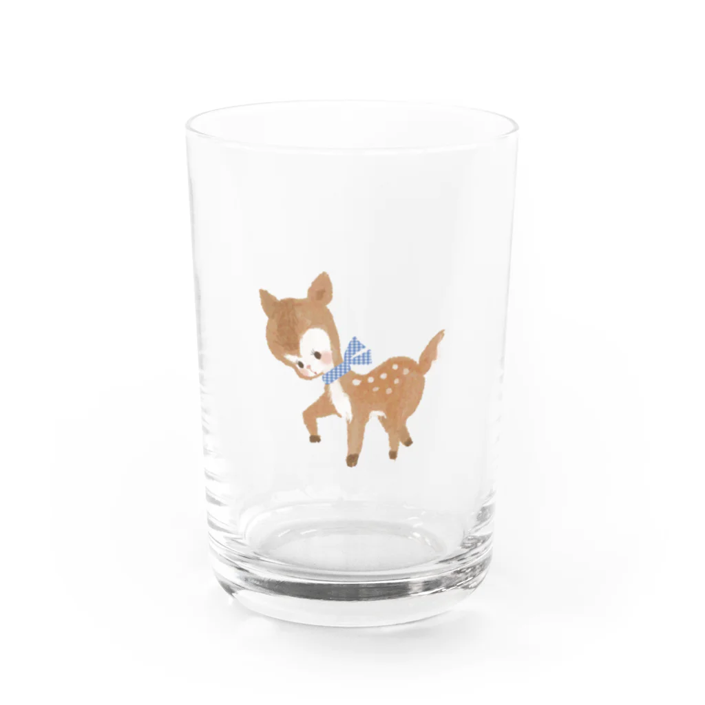 Ehonpockelのバンビ Water Glass :front