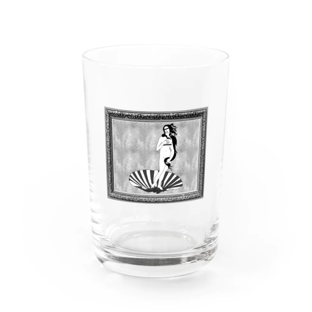 meMEmeのハッピーバースデー・ヴィーナス Water Glass :front