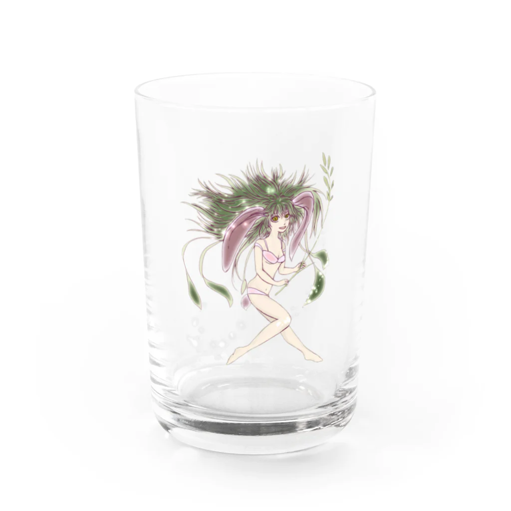  しゃらの兎娘 Water Glass :front