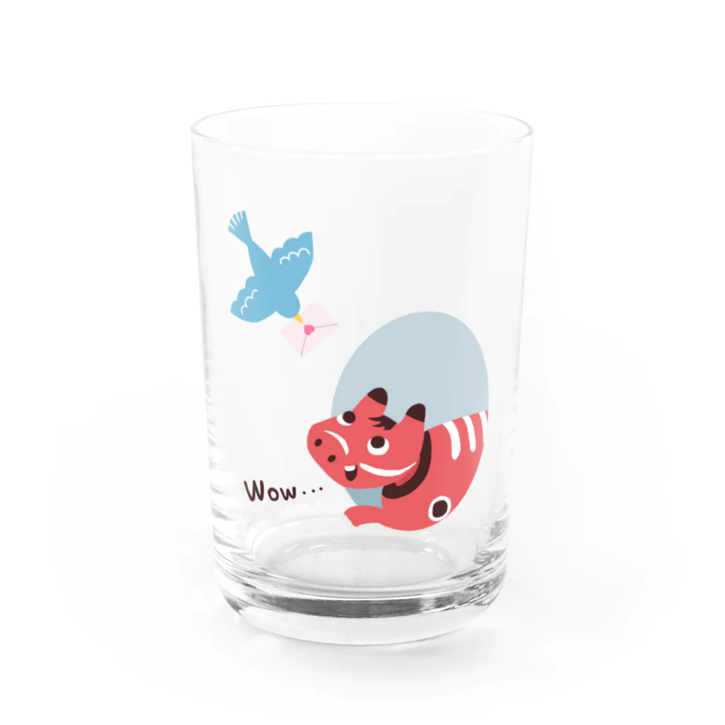 SU-KUのSpring news Water Glass :front