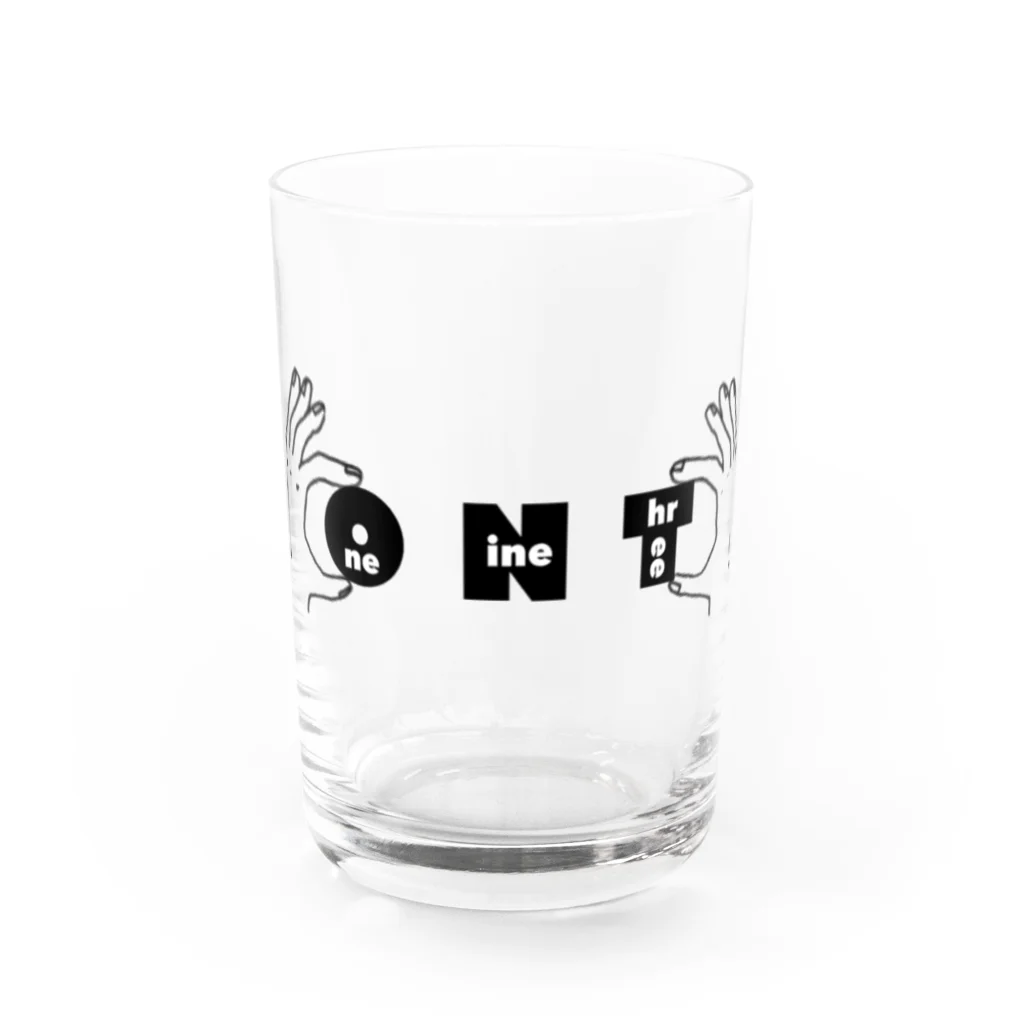 ONE NINE THREE(ワンナインスリー)の持ってみるシリーズ ONT Water Glass :front