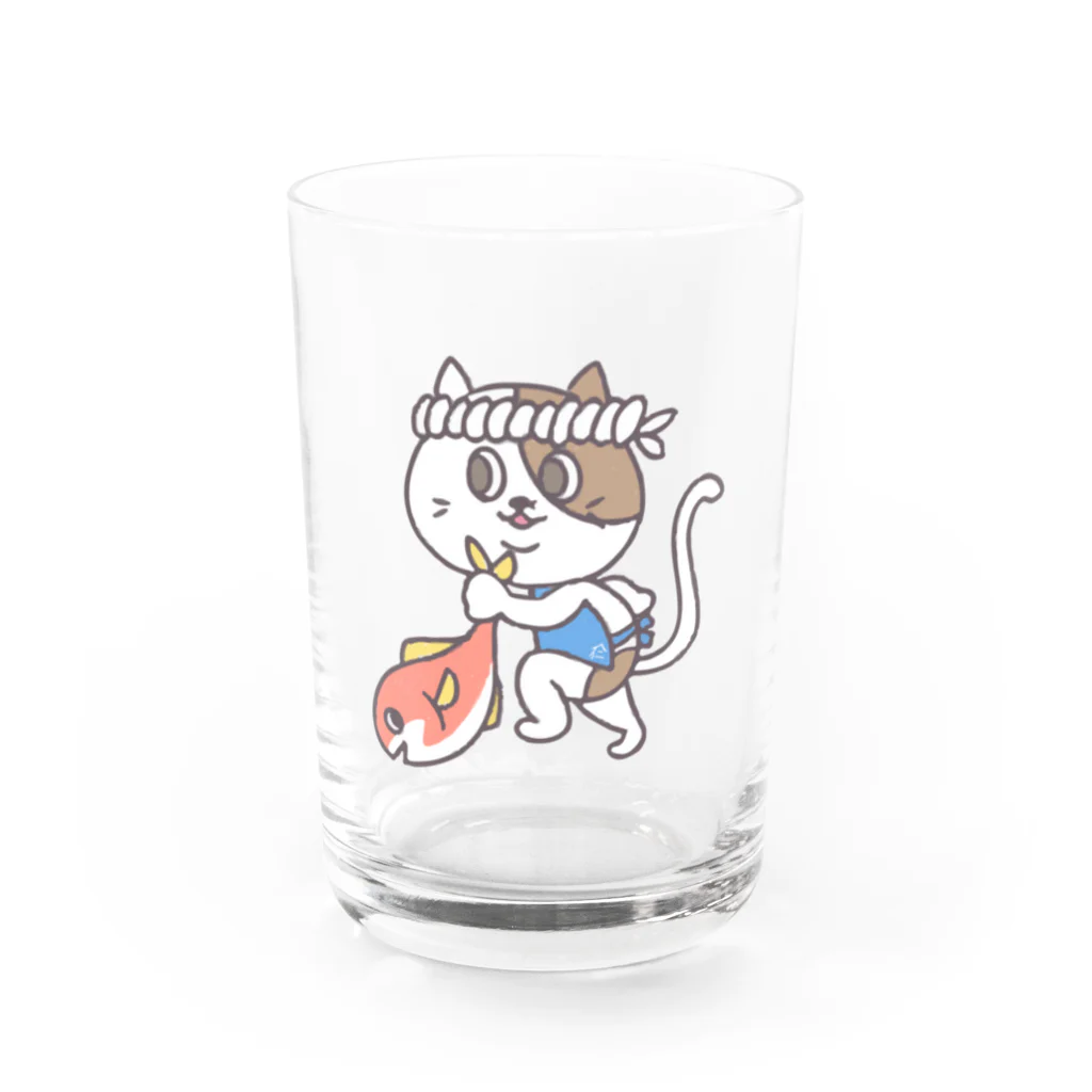 ワガママボデイのやまにゃんグッズ Water Glass :front