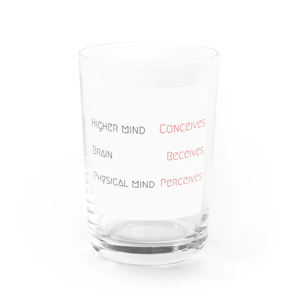 saru suberのhigher mind Water Glass :front