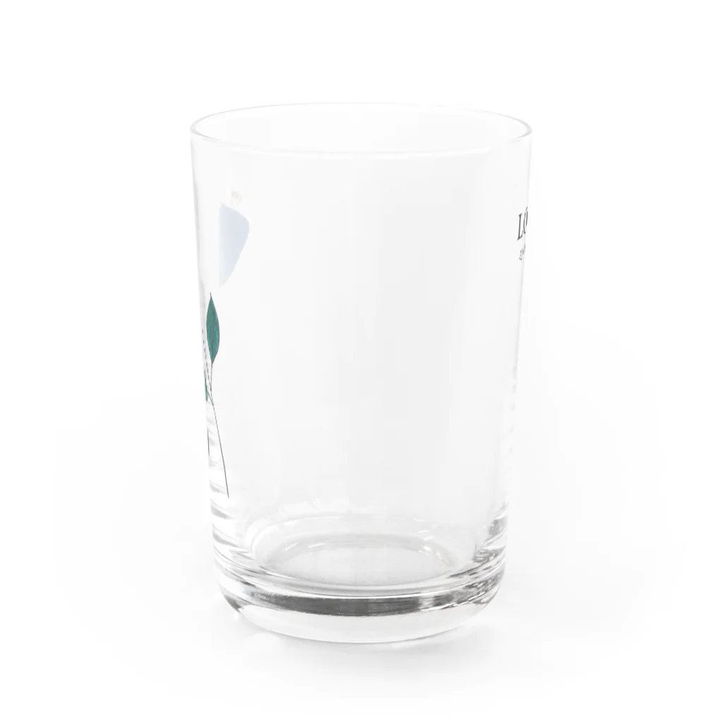 fussanのはなとねこの 【Love】 Water Glass :front