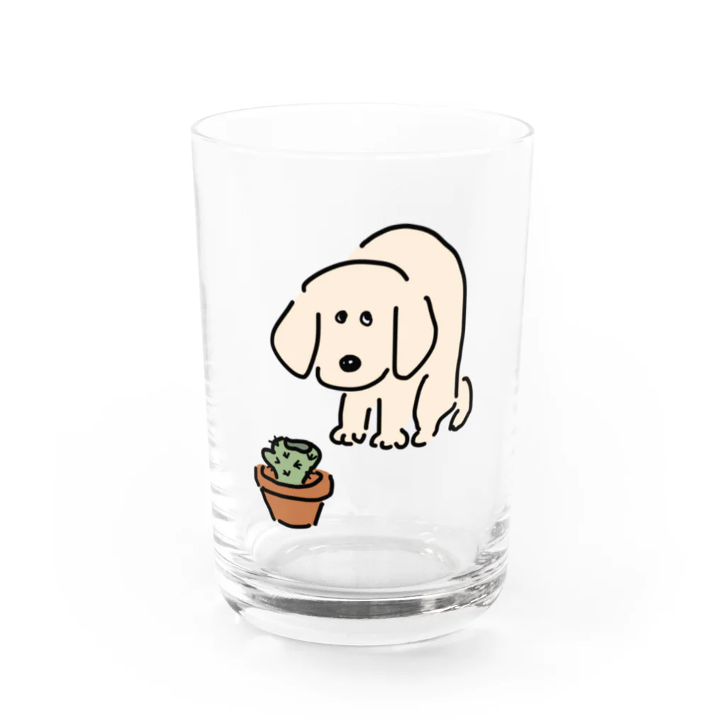 けちゃっぷごはんのお店のサボテンかじったの誰 Water Glass :front