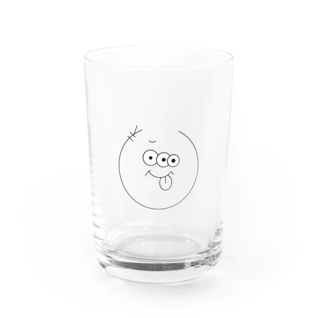 たそがれのせんべろくん Water Glass :front