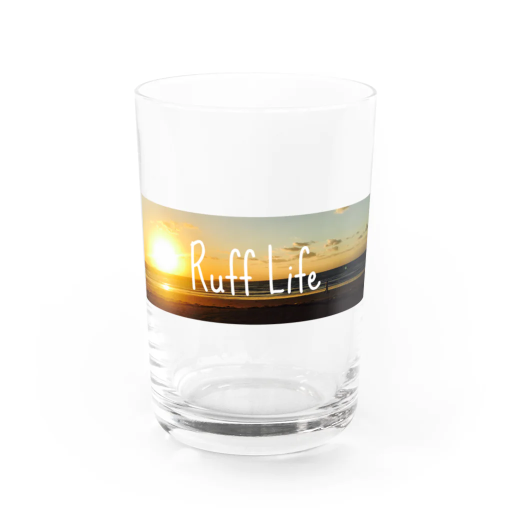 Ruff-LifeのRuff Life オリジナルフォト Sunset グラス前面