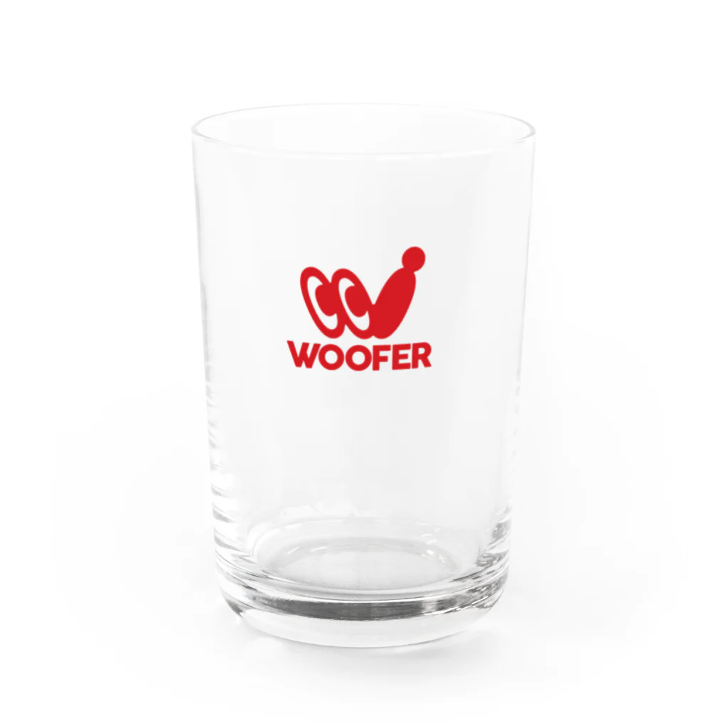 WOOFER SHOPのビールグラス#1 グラス前面