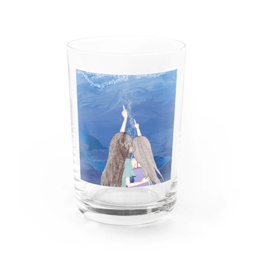 田島 優花の少女たちはイルカの夢を見る Water Glass :front