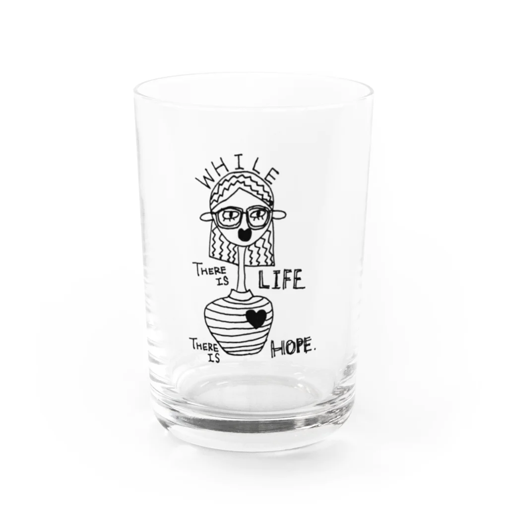 ゼラのライフちゃん Water Glass :front