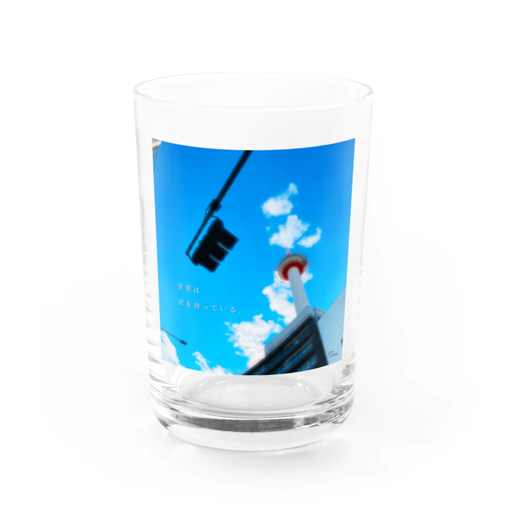 Tane Rhythm ～たねりずむ～の京都tower Water Glass :front