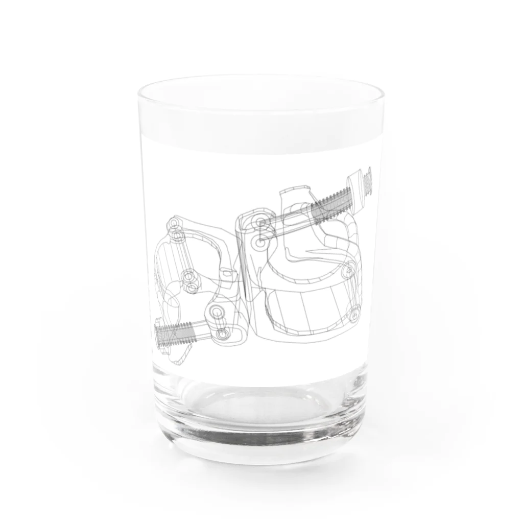 まつこうアーキテクトのしっかりとあなたを支えます Water Glass :front