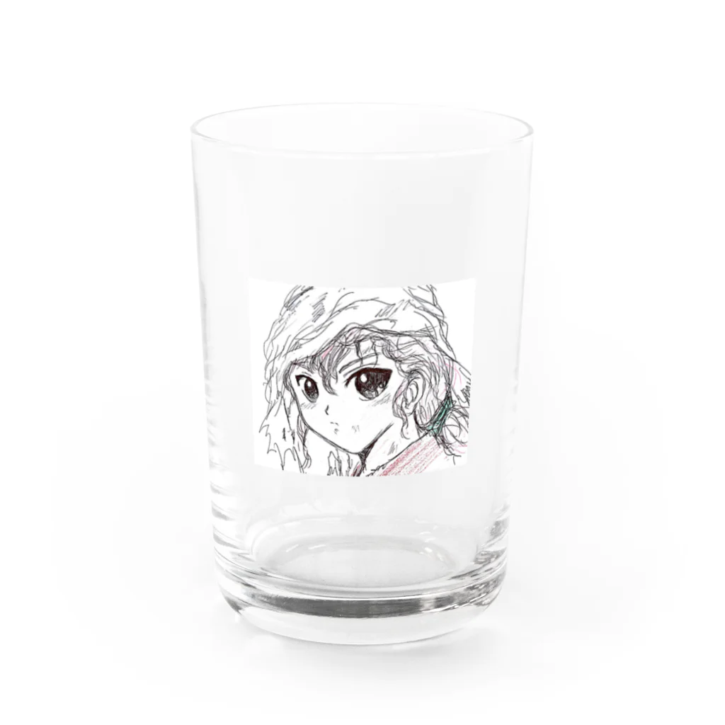 progress⭐️のなめんじゃないよ Water Glass :front