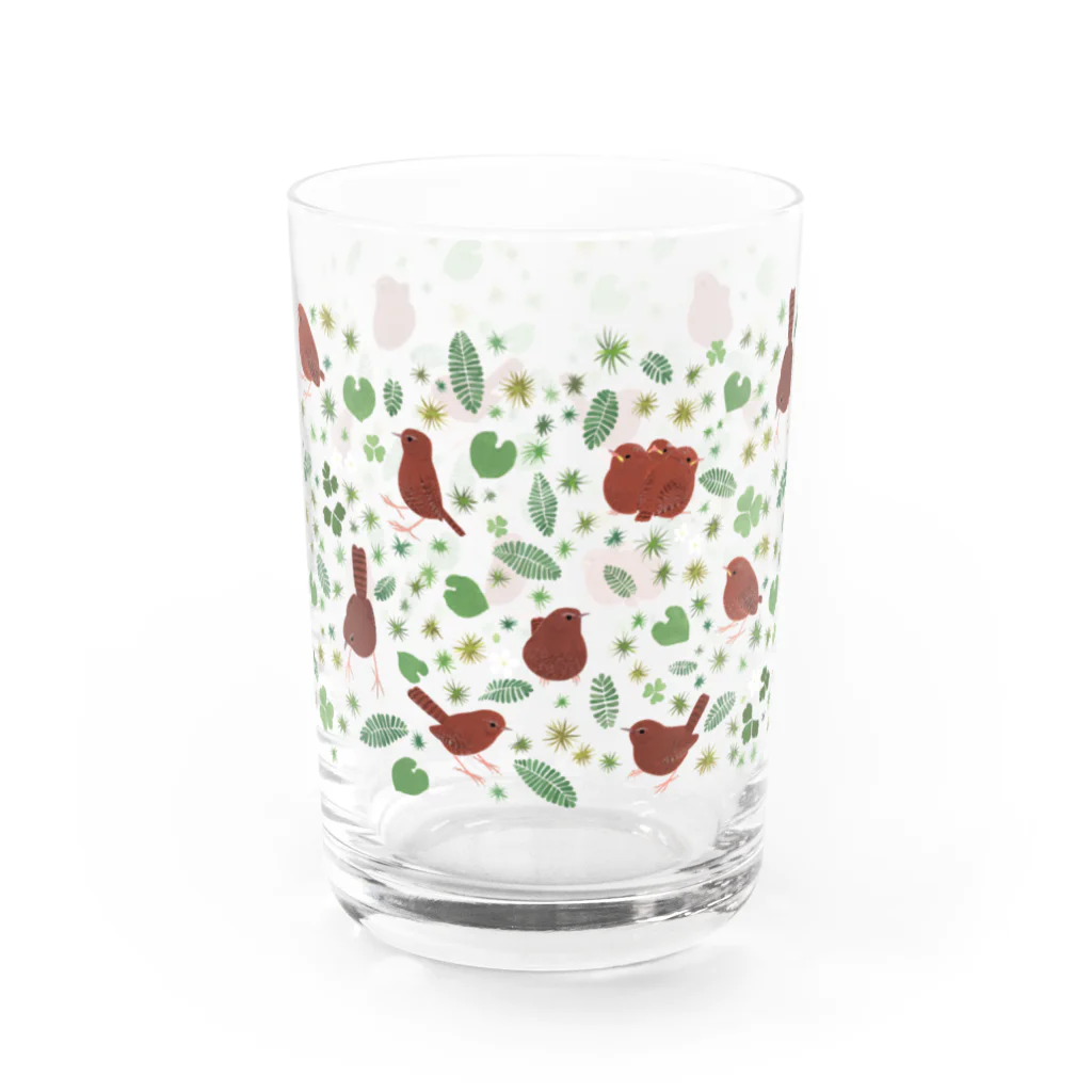 piro piro piccoloのミソサザイ Water Glass :front