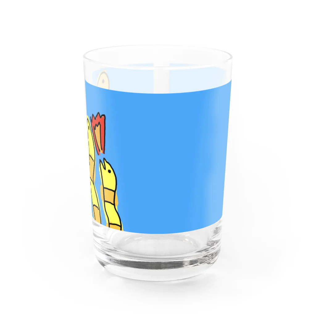 あいちゃんのアタマの中のちんあなどらごん Water Glass :front