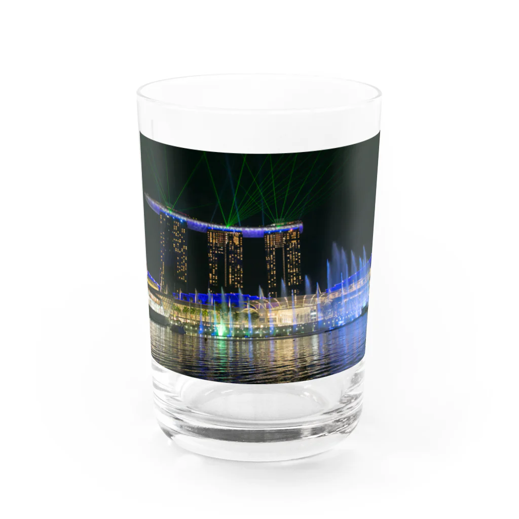 DIABOLOのシンガポール　夜景 Water Glass :front