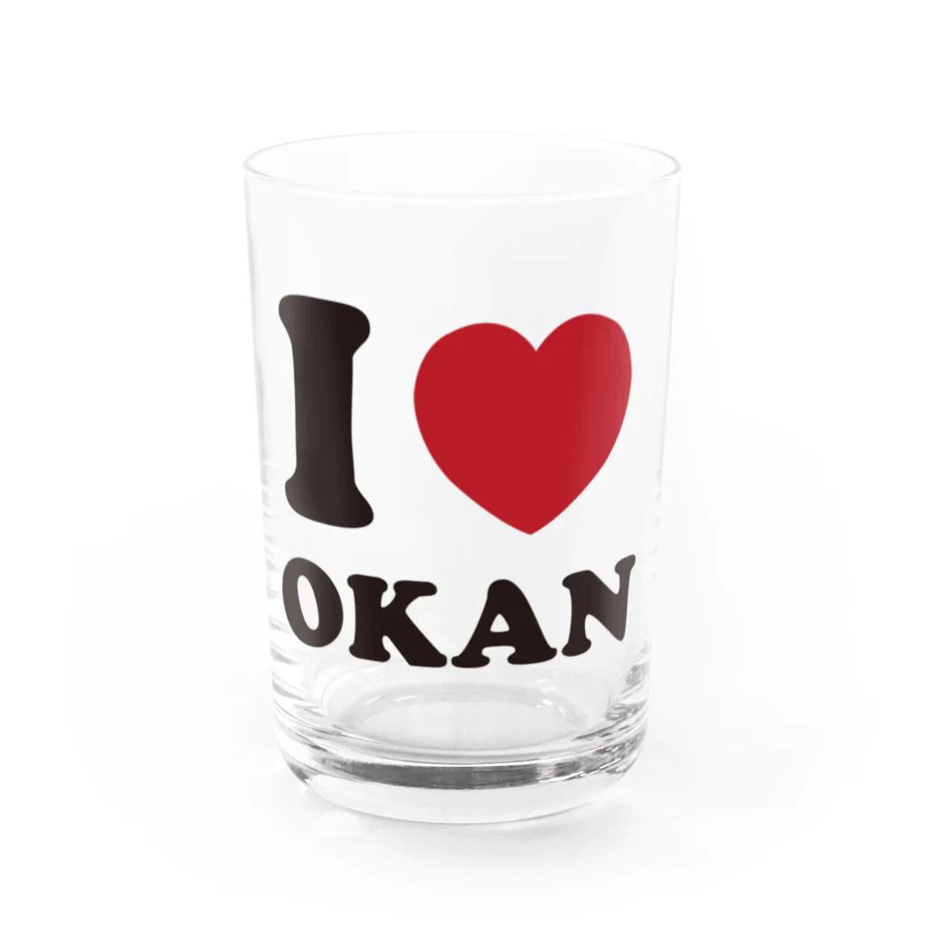 キッズモード某のI love okan グラス前面