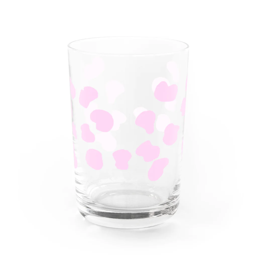 はちおうじ　にっきの牛乳を注ぐとウシになるやつ(いちごミルク)   Water Glass :front