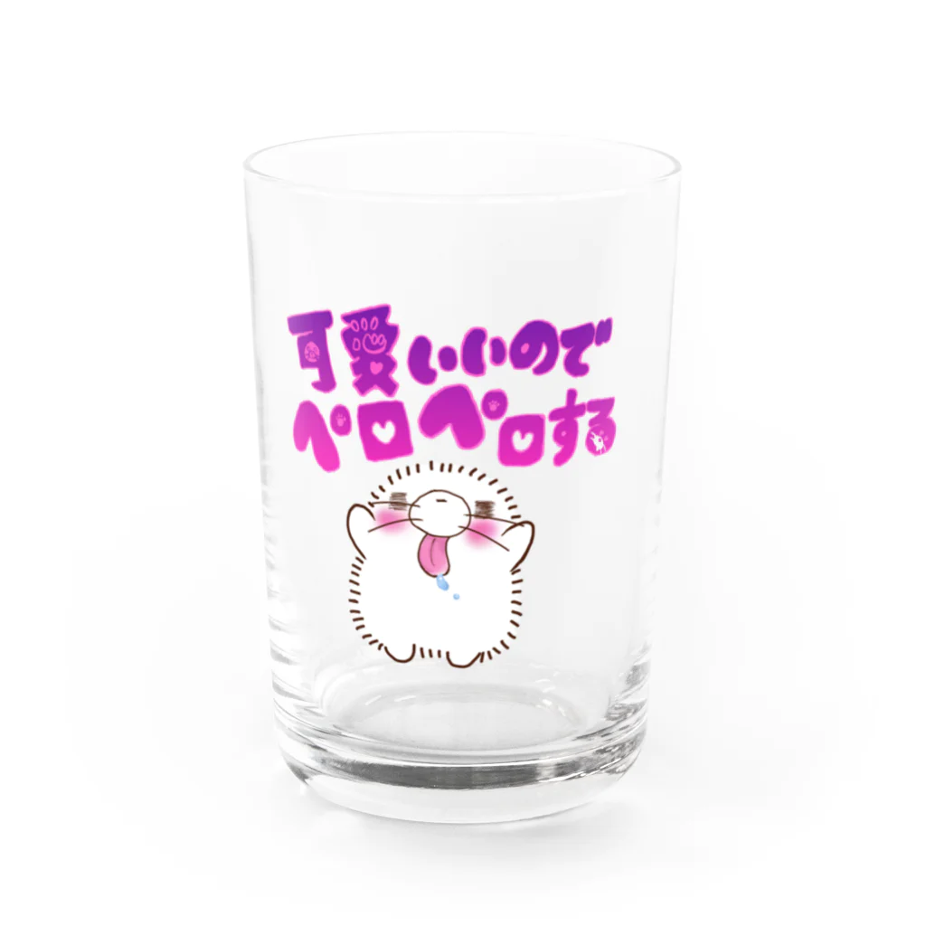 ンナァゥ協会のペロペロしちゃうぞ！ペログー Water Glass :front