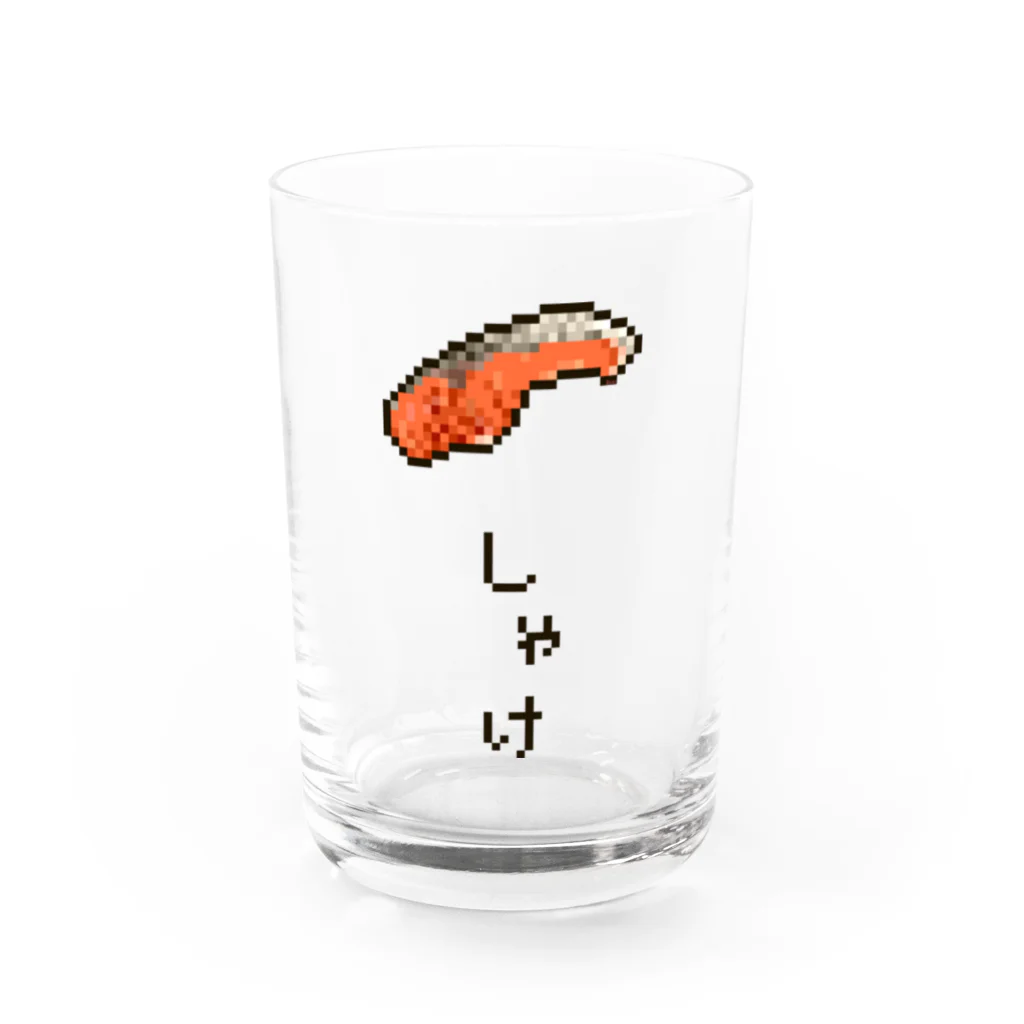 m :)のしゃけ Water Glass :front