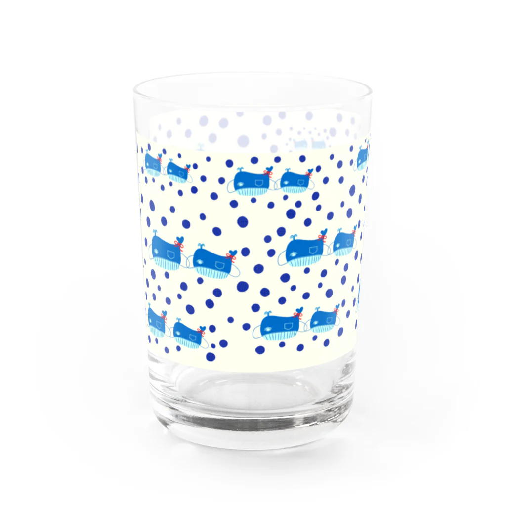 かれ〜なる絵制作所ちーもんず Some Peace~★のロックロールウニコンデオヨイデク★ Water Glass :front