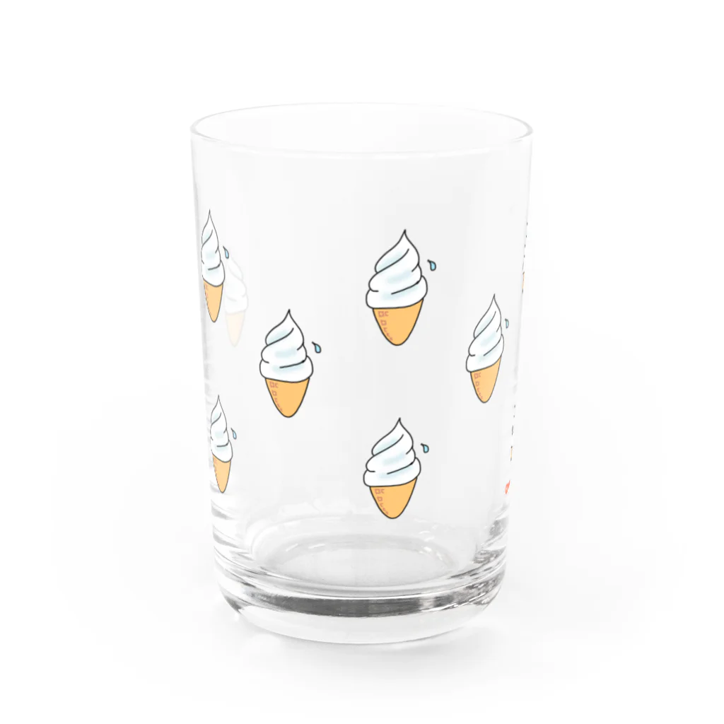 cumincuminのソフトクリーム9個 Water Glass :front