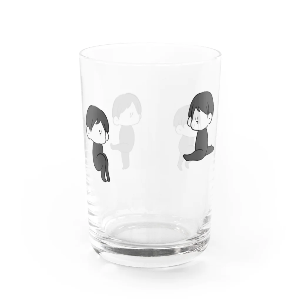 ぐぴ丸工房の肩ロースくん Water Glass :front