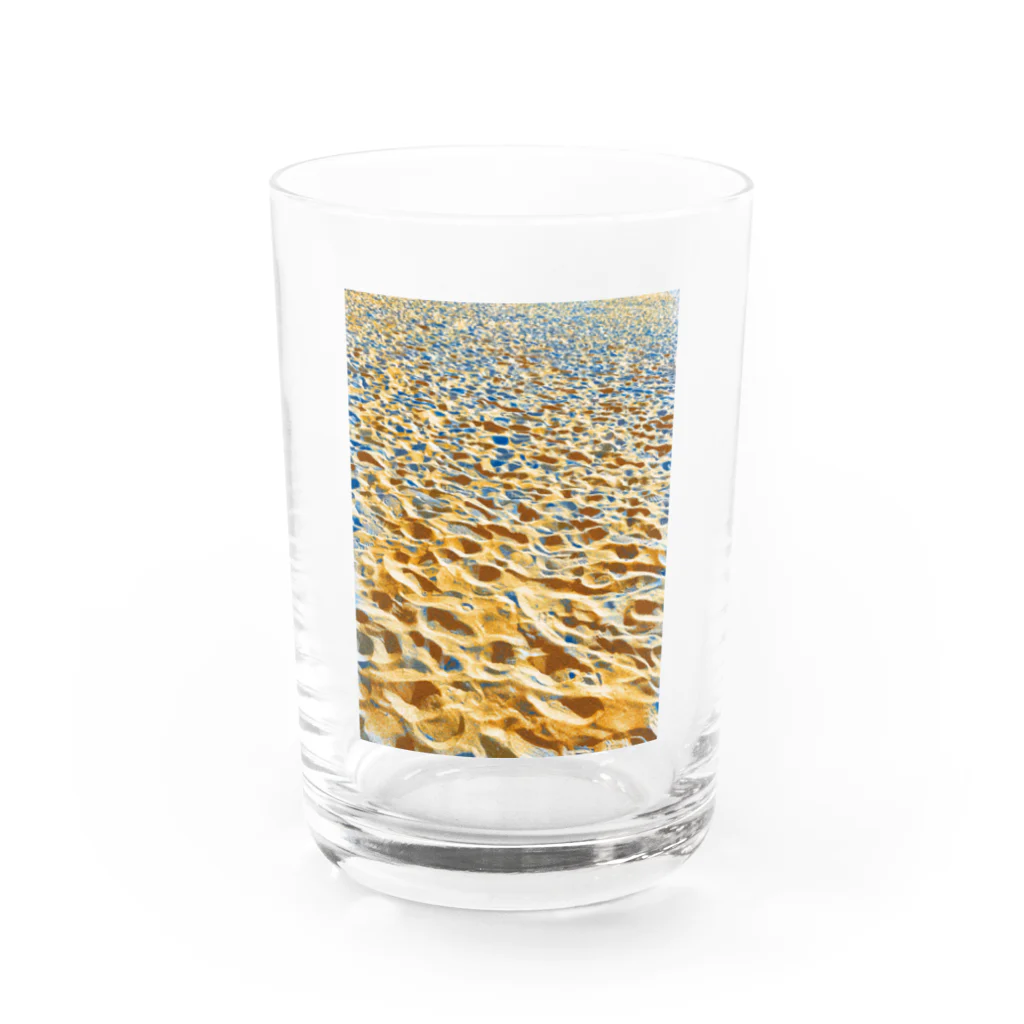 元気いっぱいのashiato. Water Glass :front