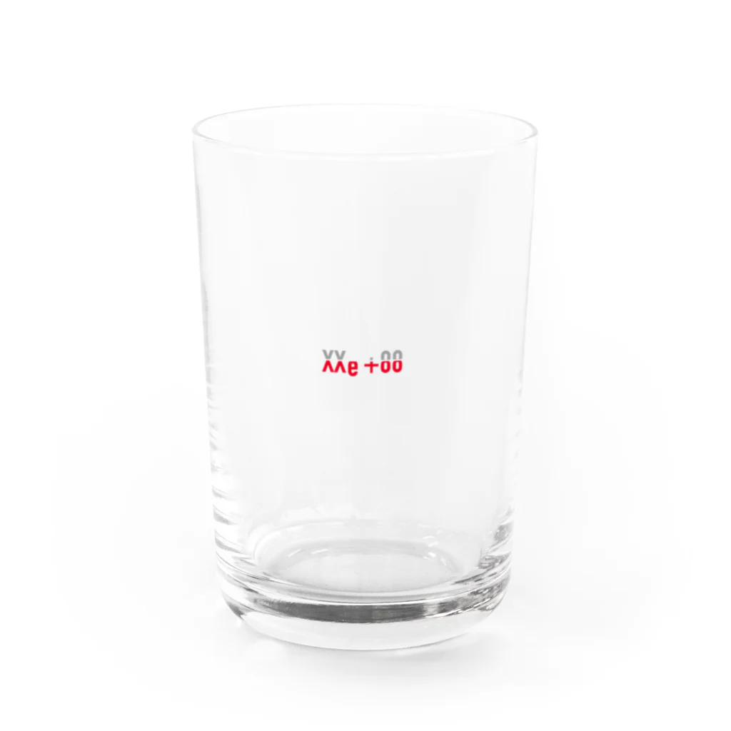 I LOVE YOU STORE by Hearkoのよく見ると Me too Water Glass :front