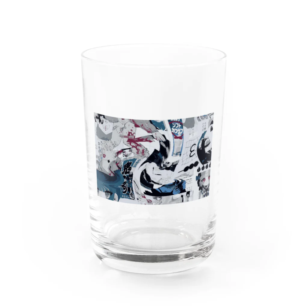 ぶᘗ⃒のぶゆのドット絵グラス Water Glass :front