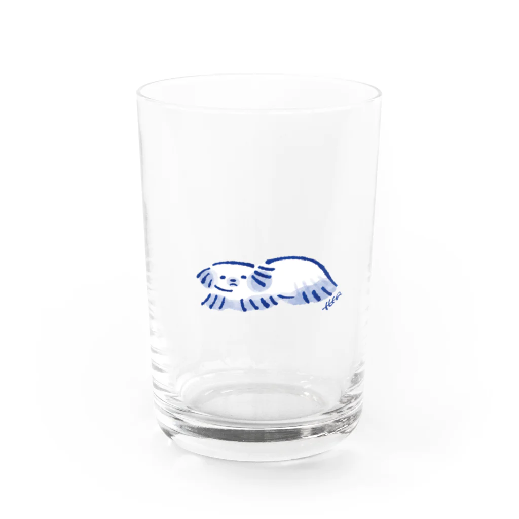 HERのペキニーズ Water Glass :front