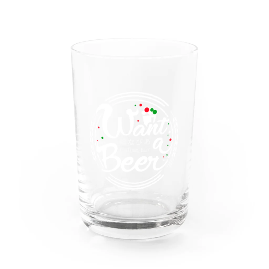 WantaBeerのWant a Beer Water Glass :front