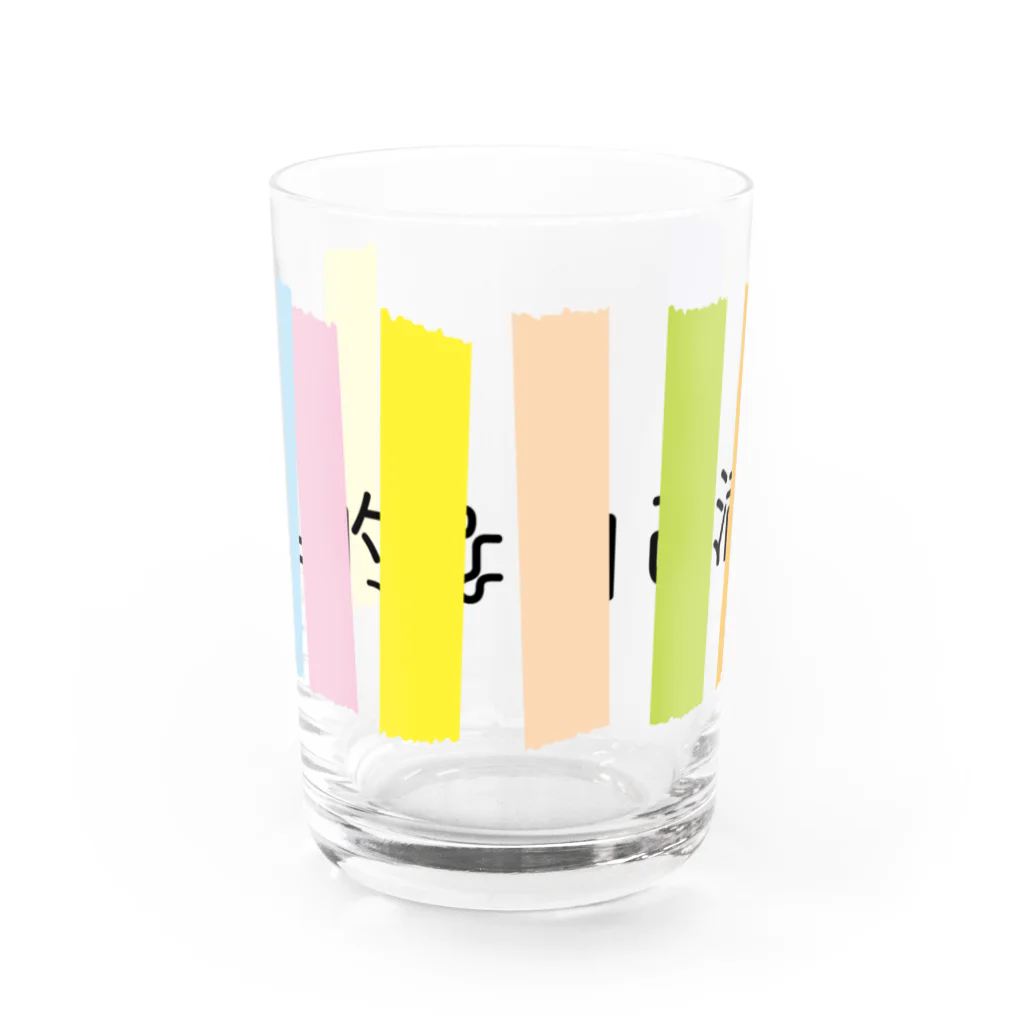 Deluの典型的な自己満足 ver.HARD Water Glass :front