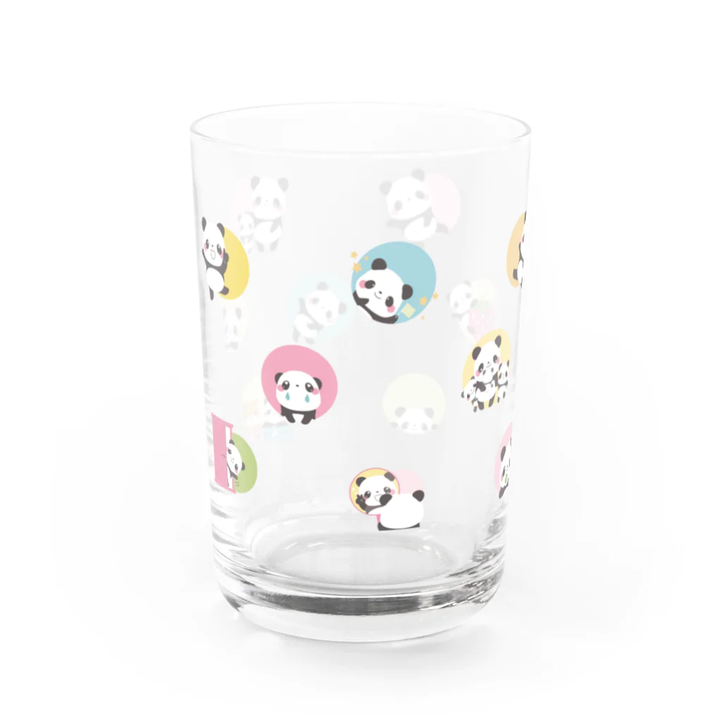 aiart aimiのレトロパンダのコップシリーズ Water Glass :front