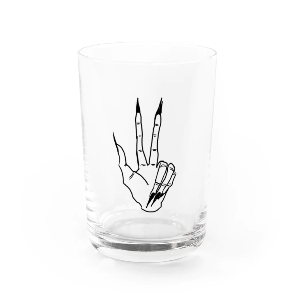 60のv Water Glass :front