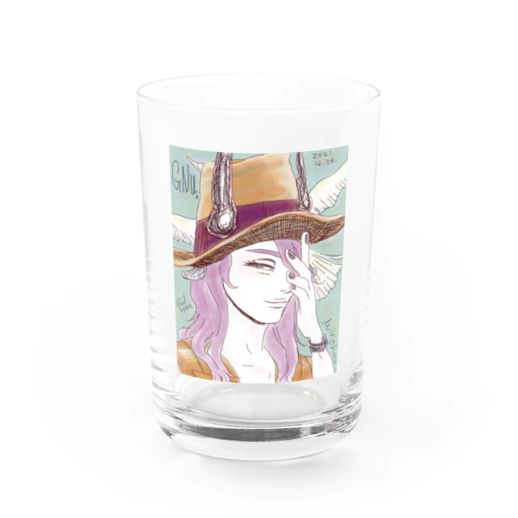 [ DDitBBD. ]の" GNU " Water Glass :front