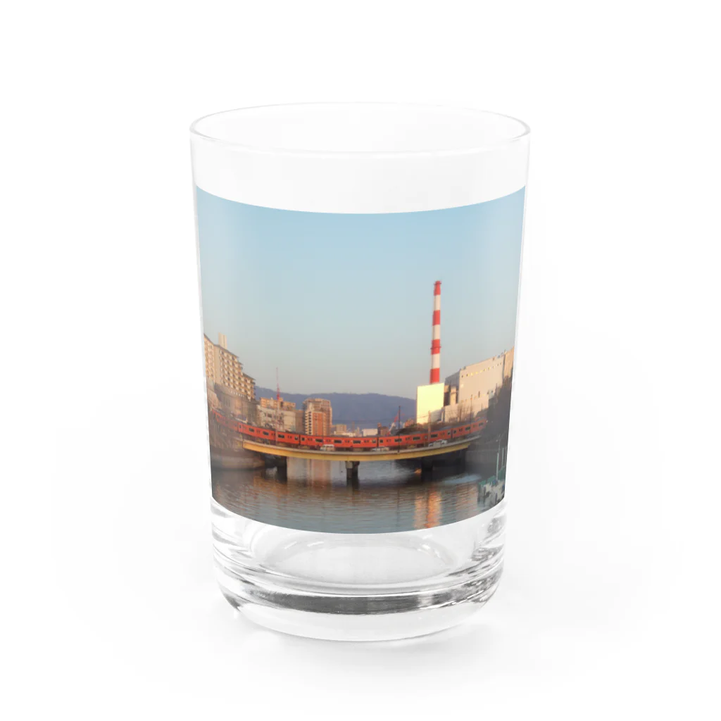 yongyongの赤白煙突とさよなら201系環状線 Water Glass :front