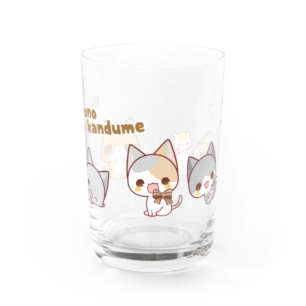 aska/ねこのかんづめのにゃんこたち Water Glass :front