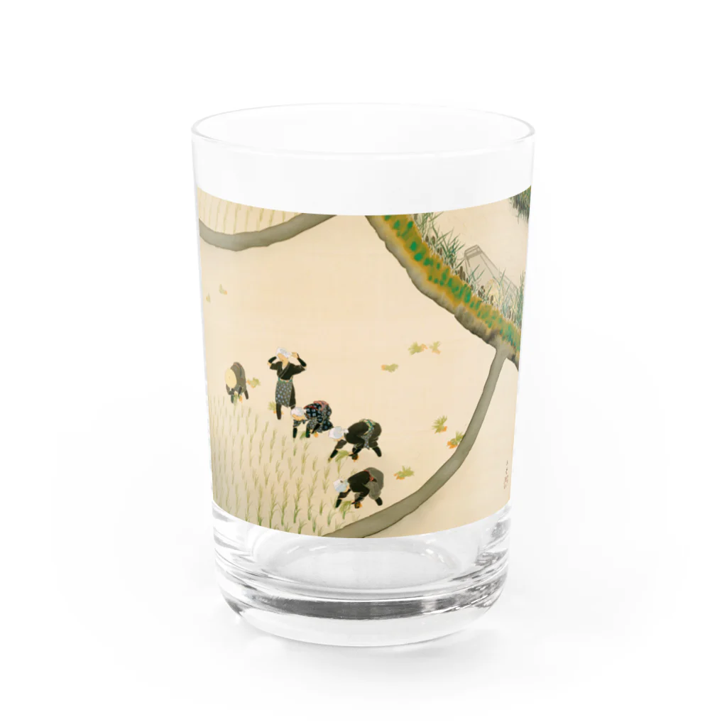 世界の絵画アートグッズの川合玉堂《早乙女》 Water Glass :front