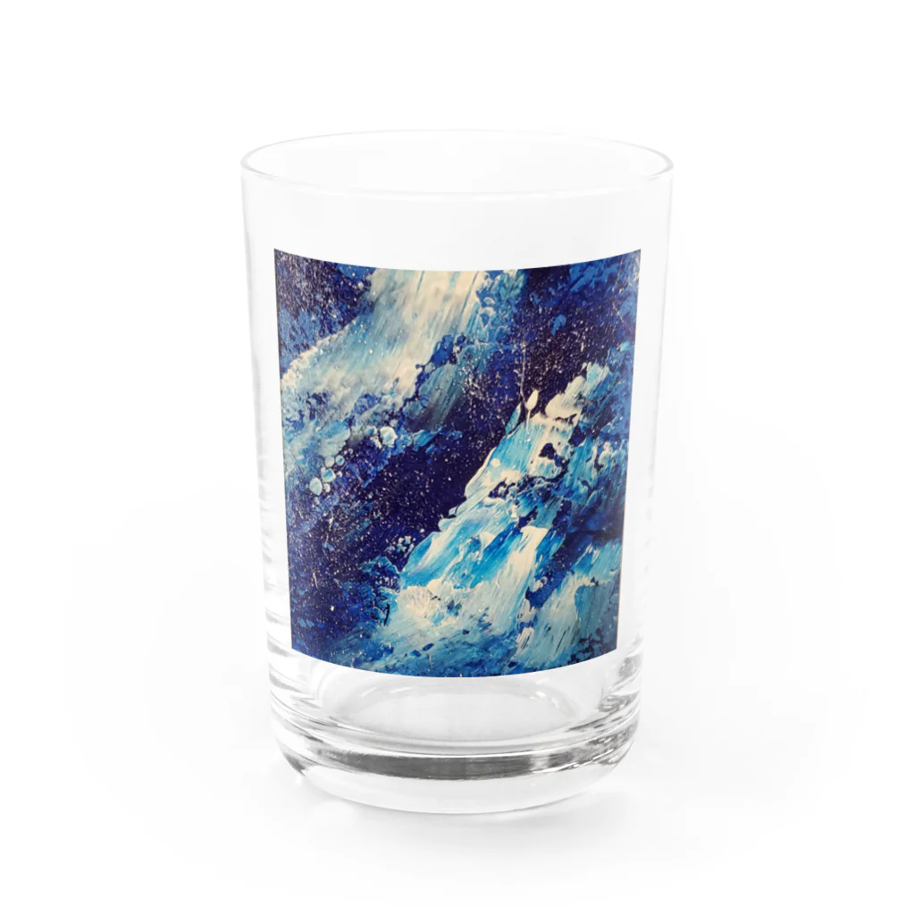 Alone catの星屑の想い出 Water Glass :front