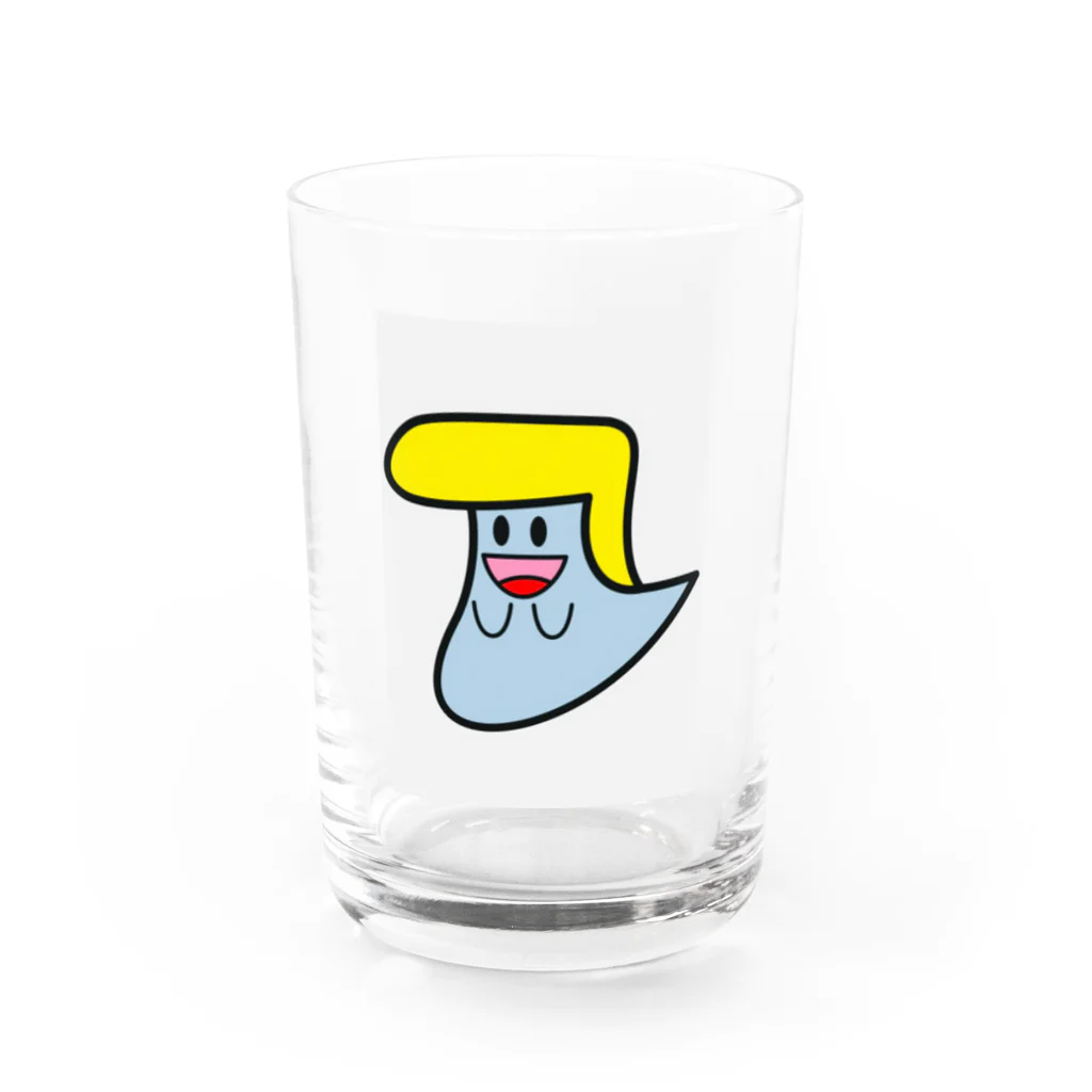 creative NAOのリーゼントおばけ Water Glass :front