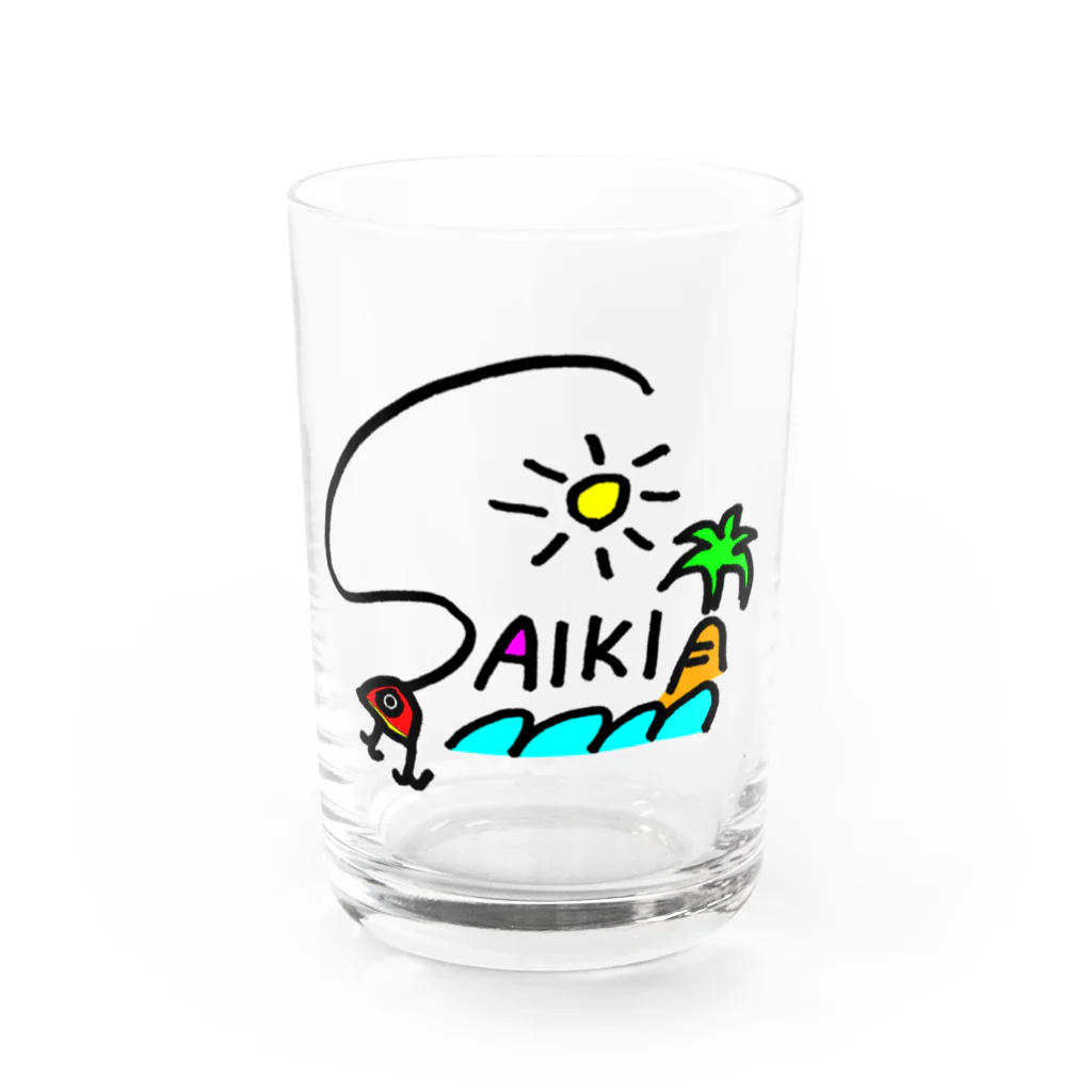 -SAIKI-のサイキロゴナミ Water Glass :front