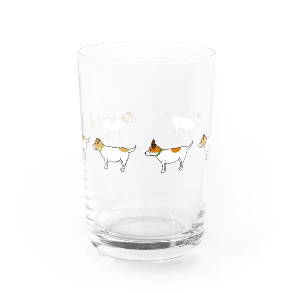 トトエリのジャックラッセルテリアのトトwithフレンズ2 Water Glass :front