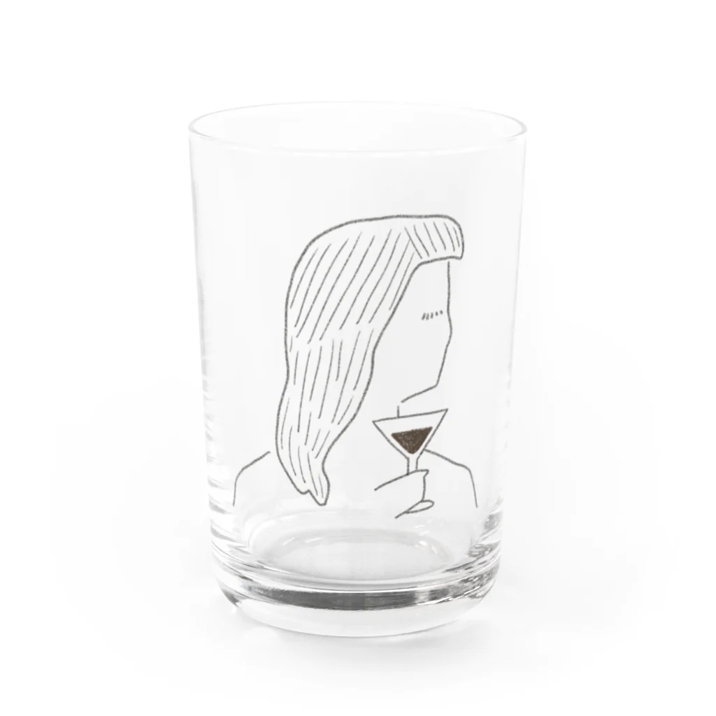 boorichanの横顔 Water Glass :front