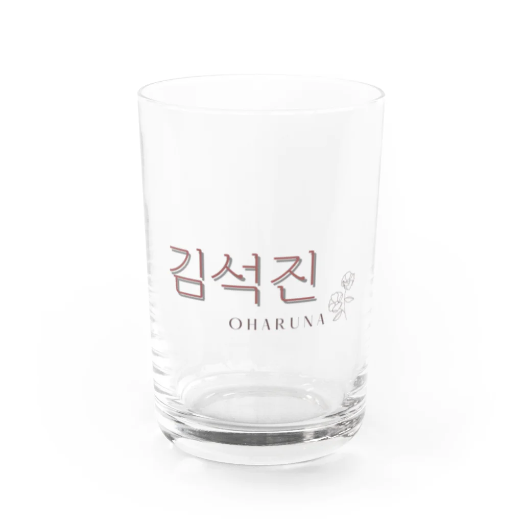 OHARUNAꕤ*.ﾟのBTS 김석진（キム・ソクジン） コップ Water Glass :front