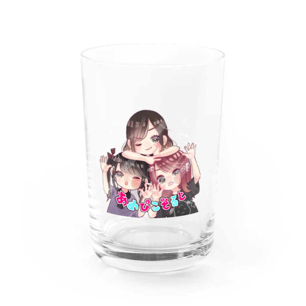 あめぴこそるとのあめぴこそると あわあわグラス Water Glass :front