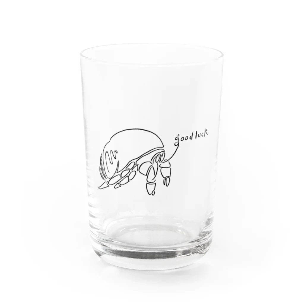 手塚リリーのオカヤドカリ Water Glass :front